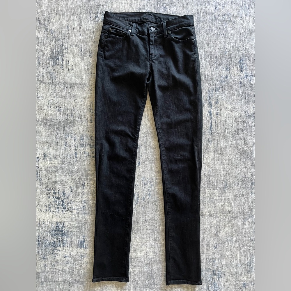7 FOR ALL MANKIND Black Jeans